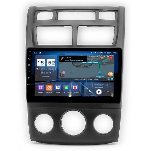 Штатна магнітола Abyss Audio QX-9197 для KIA Sportage (Кондиціонер) 2004-2010