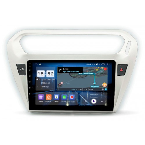 Штатна магнітола Abyss Audio QX-9234 для Peugeot 301 2012-2017