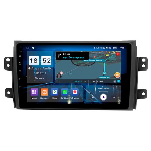 Штатна магнітола Abyss Audio QX-9257 для Suzuki SX4 2006-2012 Штатна магнітола Abyss Audio QX-9257 для Suzuki SX4 2006-2012