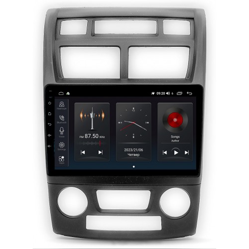 Магнітола штатна Abyss Audio SP-9196 для KIA Sportage（Клімат-контроль）