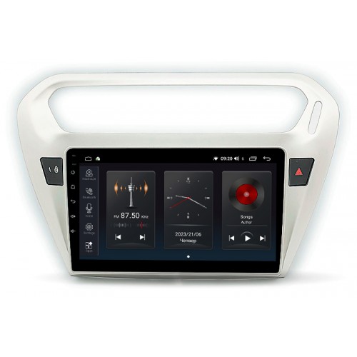 Магнітола штатна Abyss Audio SP-9234 для Peugeot 301
