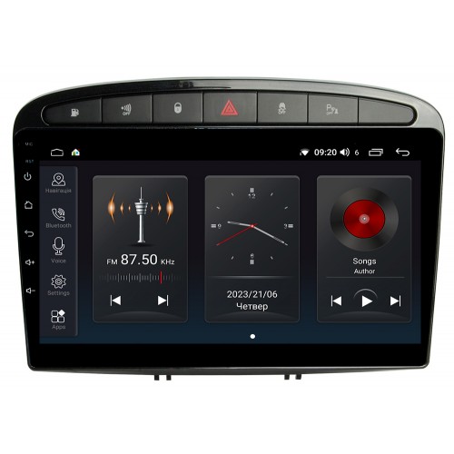 Магнітола штатна Abyss Audio SP-9236 для Peugeot 408