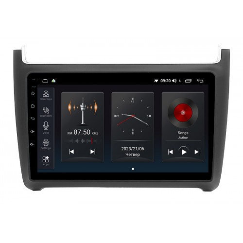 Магнітола штатна Abyss Audio SP-9104 для Volkswagen Polo Магнітола штатна Abyss Audio SP-9104 для Volkswagen Polo