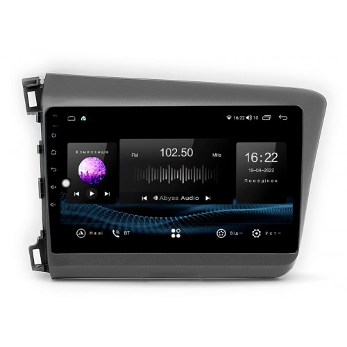 Автомагнітола Abyss Audio ES-9160 для Honda CIVIC 2012-2015