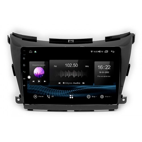 Автомагнітола Abyss Audio ES-0172 для Nissan MURANO 2015+ Автомагнітола Abyss Audio ES-0172 для Nissan MURANO 2015+