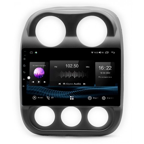 Автомагнітола Abyss Audio EX-0180 для Jeep COMPASS 2010-2016