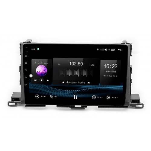 Автомагнітола Abyss Audio ES-0133 для Toyota Highlander XU50 2015+