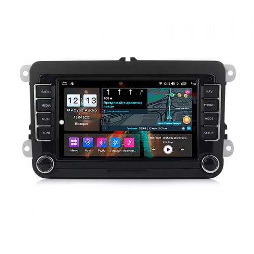 Штатна магнітола Abyss Audio QS-7103 для Volkswagen Passat, Golf, Jetta, Tiguan, Touran, Polo, Amarok, Caddy, T5, T6, Beatle, EOS