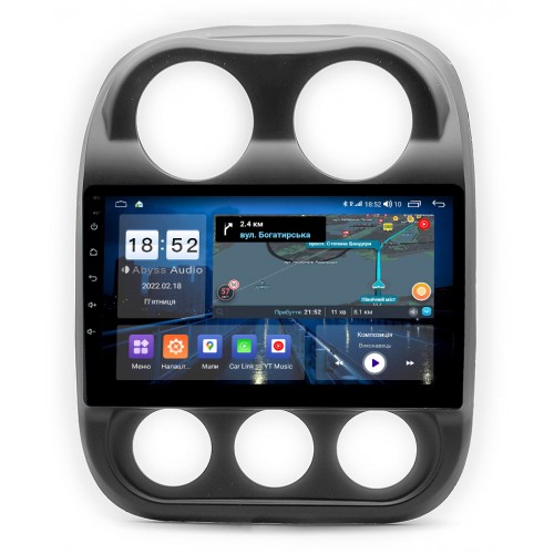 Штатна магнітола Abyss Audio QS-0180 для Jeep COMPASS 2010-2016