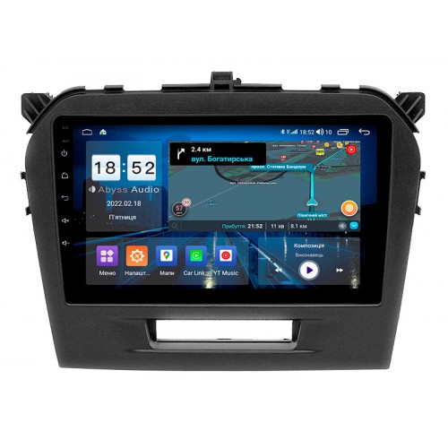 Штатна магнітола Abyss Audio QS-9256 для Suzuki Vitara 2016+
