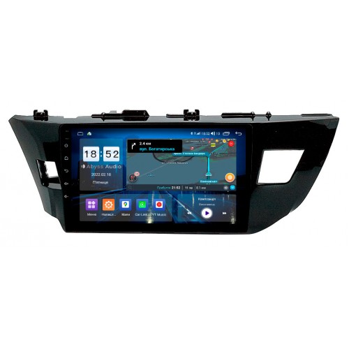 Штатна магнітола Abyss Audio QS-0123 для Toyota Corolla 2014-2016