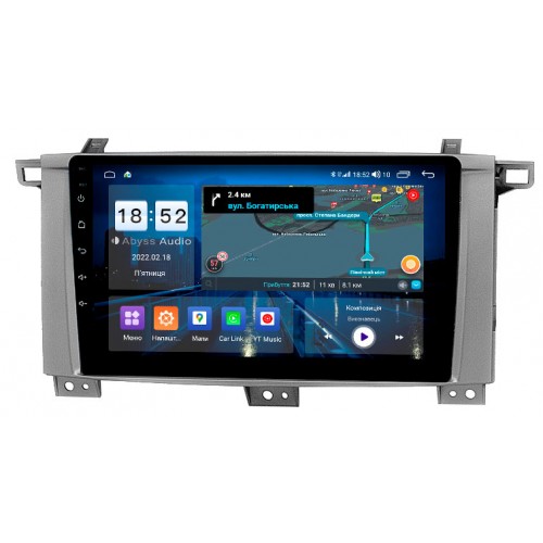 Штатна магнітола Abyss Audio QS-9140 для Toyota LANDCRUISER 100 GX 2005+