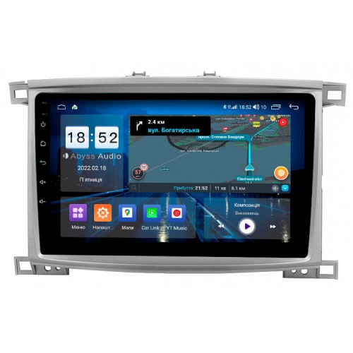 Штатна магнітола Abyss Audio QS-0141 для Toyota LANDCRUISER 100 VX-R 2005+