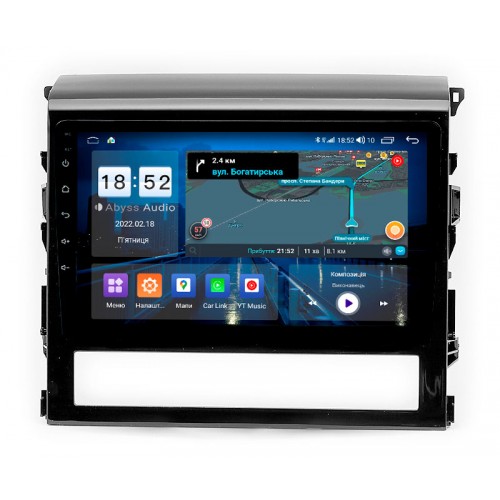 Штатна магнітола Abyss Audio QS-9143 для Toyota LANDCRUISER 200 2016+