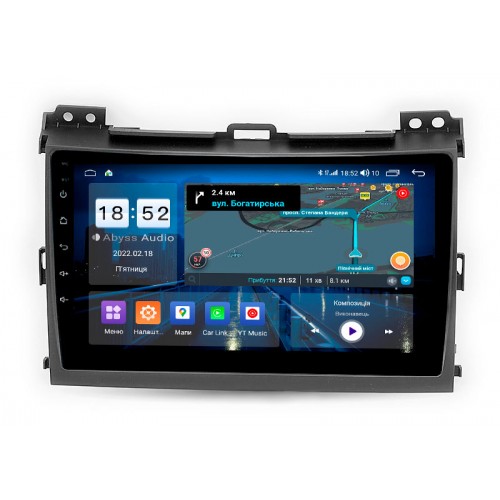 Штатна магнітола Abyss Audio QS-9144 для Toyota PRADO J120 2006-2010