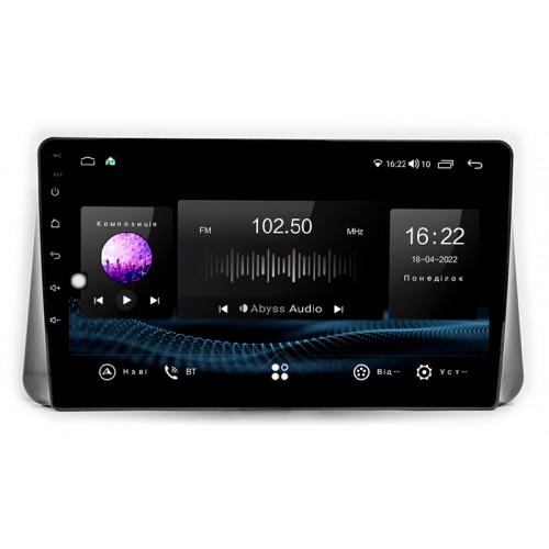 Штатна магнітола Abyss Audio SX-0173 для Nissan KICKS/Micra 2016-2018