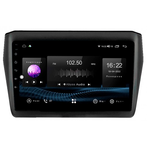 Штатна магнітола Abyss Audio SX-9357 для Suzuki Swift 2011-2017